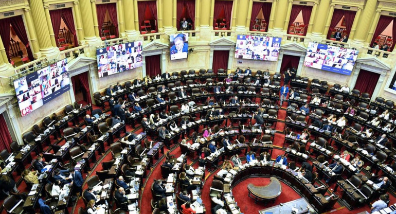 Diputados sesipon especial por Ganancias, NA.