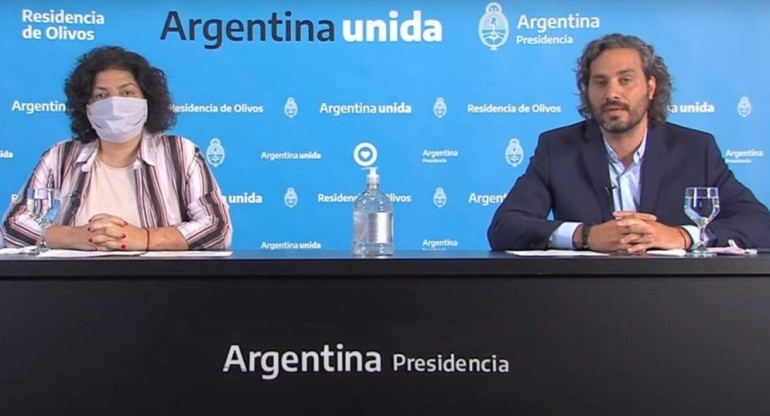 Carla Vizzoti y Santiago Cafiero, NA