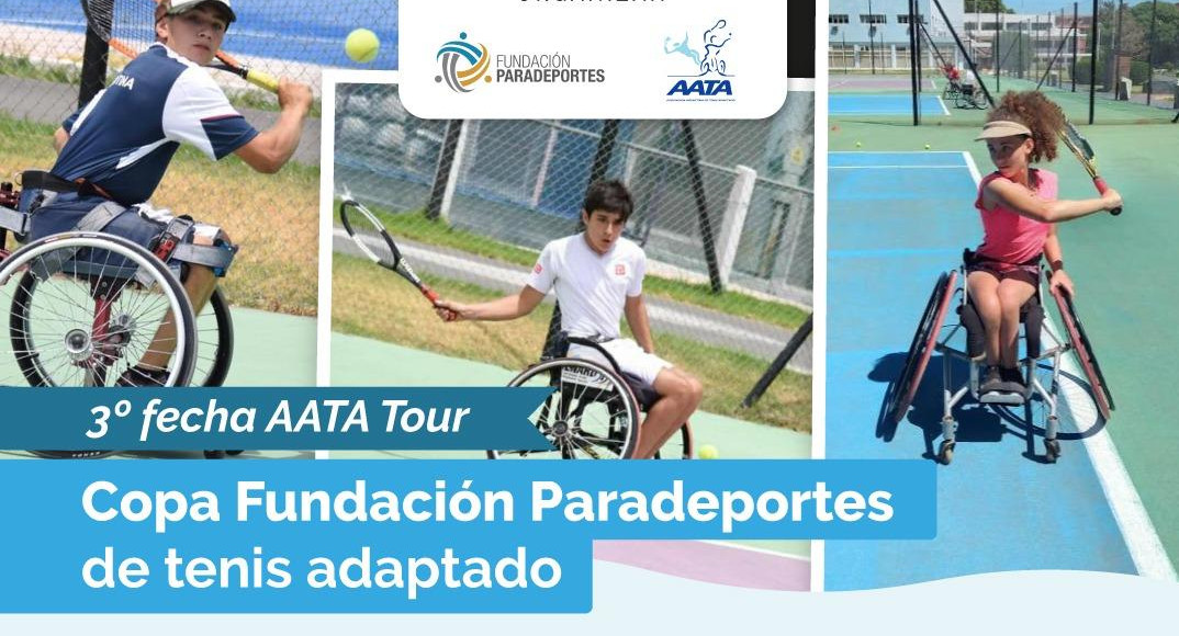 Se viene la primera edición de la "Copa Fundación Paradeportes" de tenis adaptado 2021