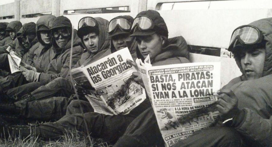 Soldados en la Guerra de Malvinas