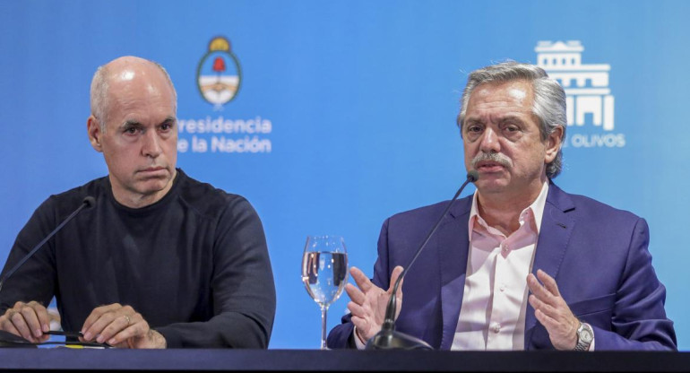 Alberto Fernández y Rodríguez Larreta, NA