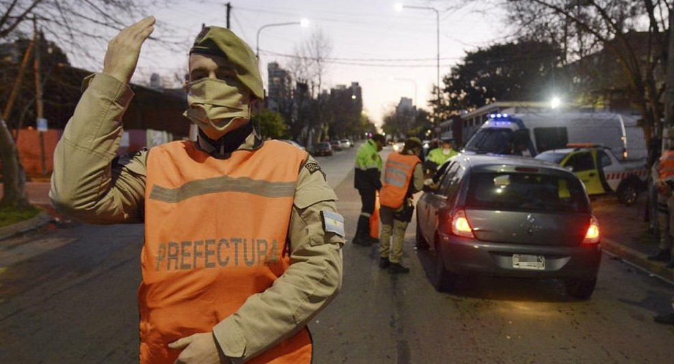 Coronavirus, Argentina, pandemia, controles de Prefectura, NA