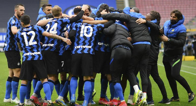 Inter, Serie A, fútbol italiano, festejo, Reuters