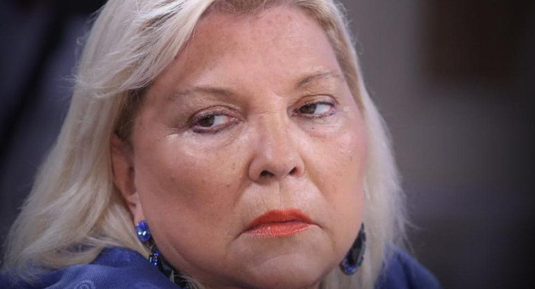 Elisa Carrió, Foto NA