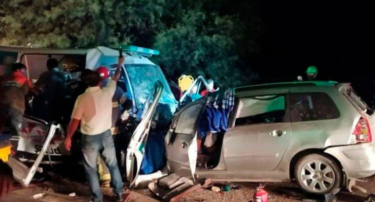 Accidente en ruta de La Rioja