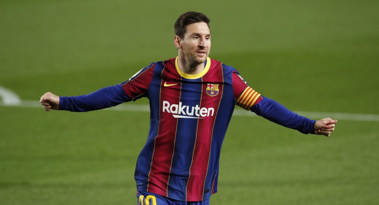 Lionel Messi en el Barcelona, REUTERS