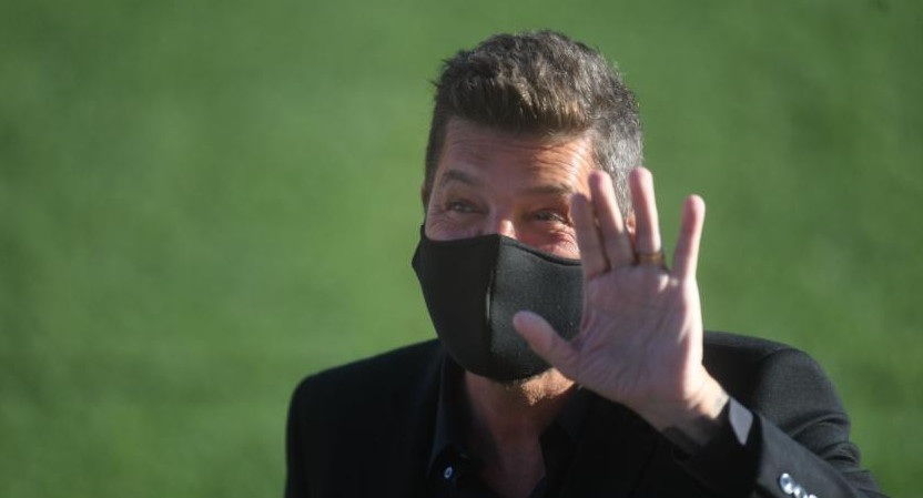 Marcelo Tinelli, presidente de San Lorenzo, NA