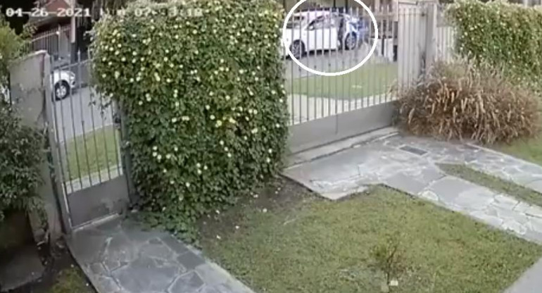 Robo en Villa Luzuriaga, captura video