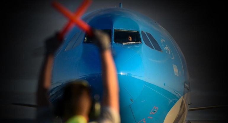 Avión de Aerolíneas Argentina, vacunas por coronavirus, NA