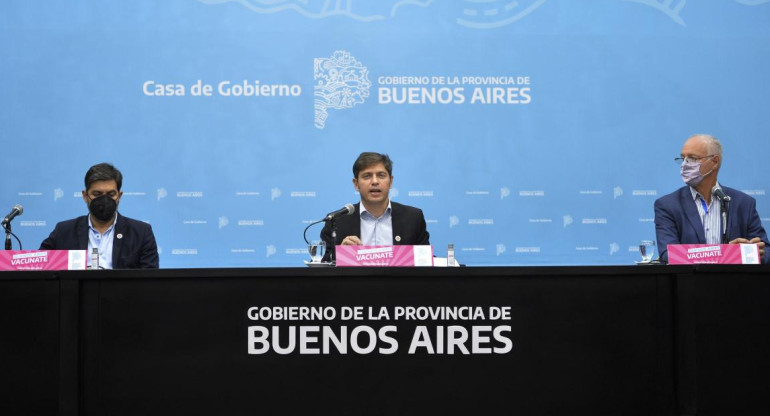 Axel Kicillof anuncia medidas para la Provincia, NA