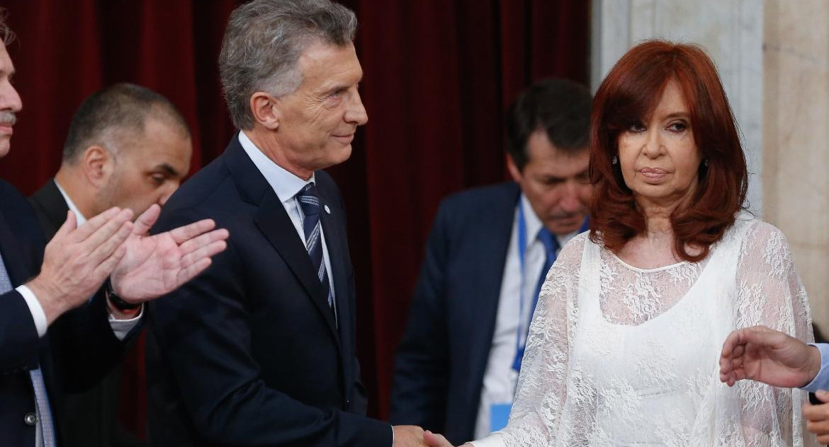 Cristina Fernández y Mauricio Macri