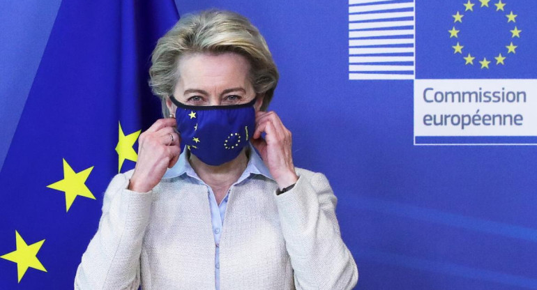 La presidenta de la Comisión Europea, Ursula von der Leyen, Reuters