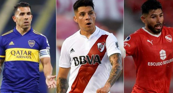 Boca, River e Independiente, Fútbol argentino.