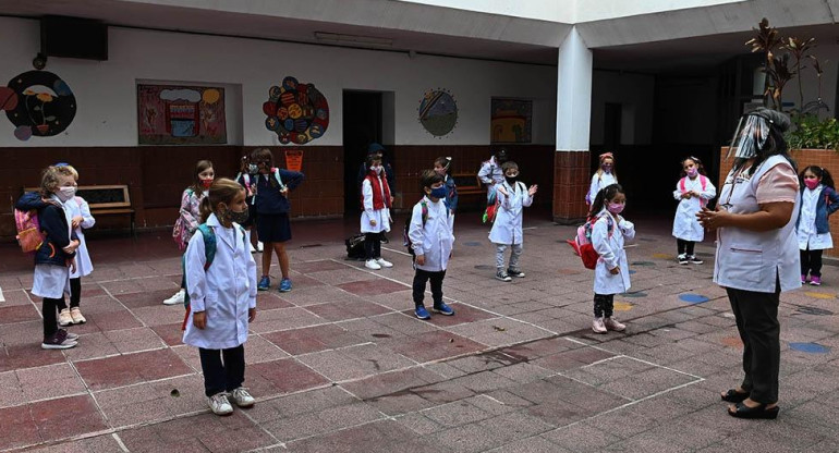 Clases presenciales en pandemia, Santa Fe, Agencia NA