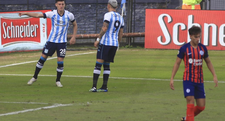 Racing Club vs. San Lorenzo, fútbol argentino, NA	