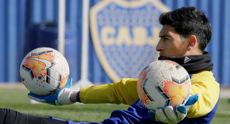 Esteban Andrada, arquero de Boca, foto NA