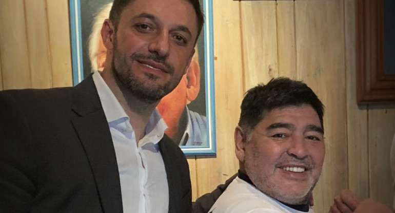 Matías Morla y Diego Maradona, NA