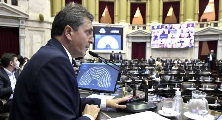 Sergio Massa, Cámara de Diputados, Congreso, NA