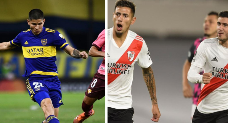 Fútbol, Boca y River, NA