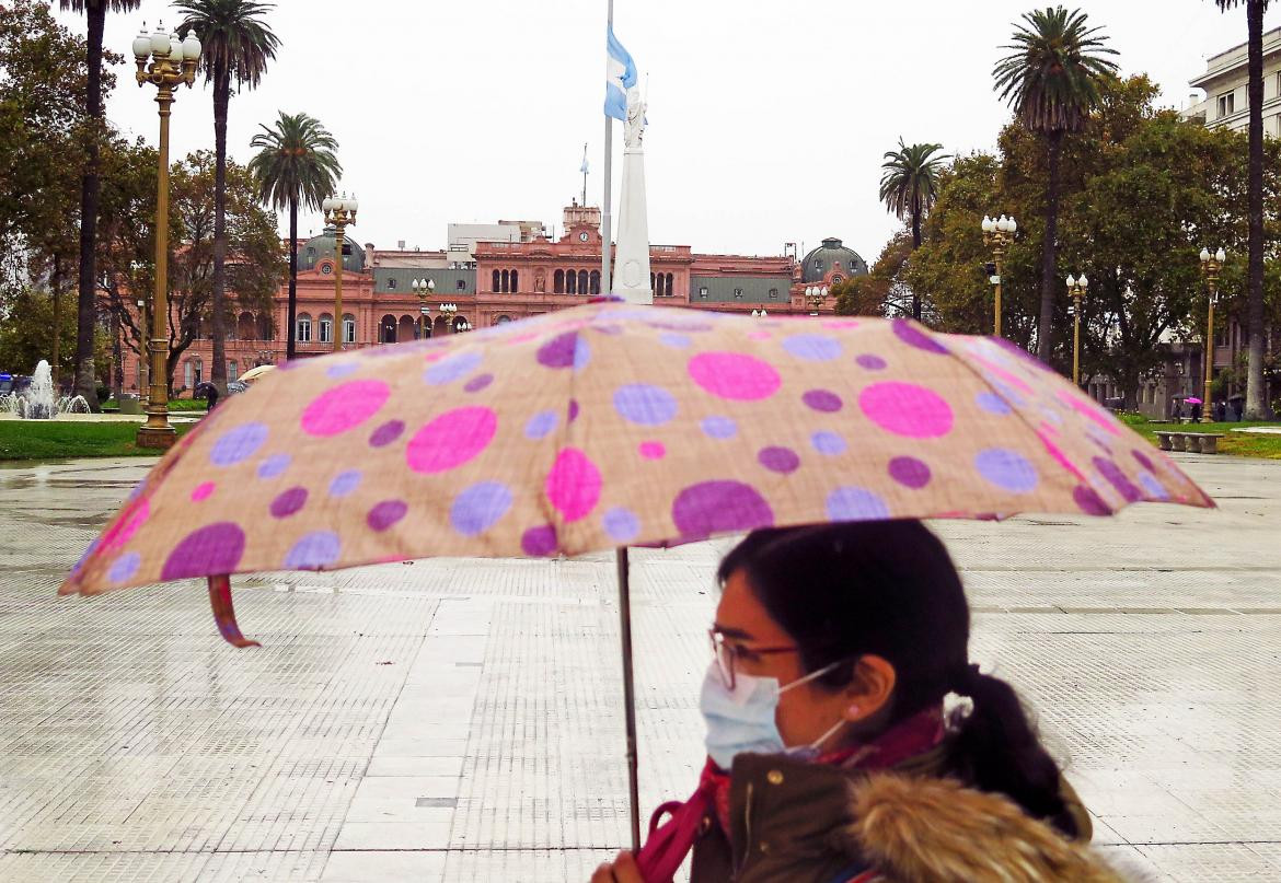 Coronavirus en Argentina, día de lluvia, NA