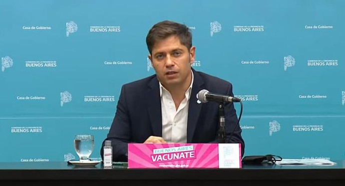 Conferencia de prensa de Axel Kicillof