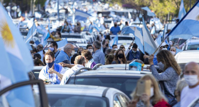 Banderazo, reclamos, protestas, manifestación, NA