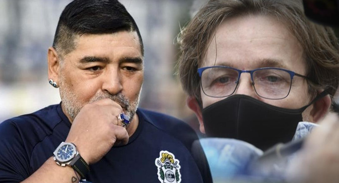 Diego Maradona Y Dahiana Gisela Madrid, enfermera