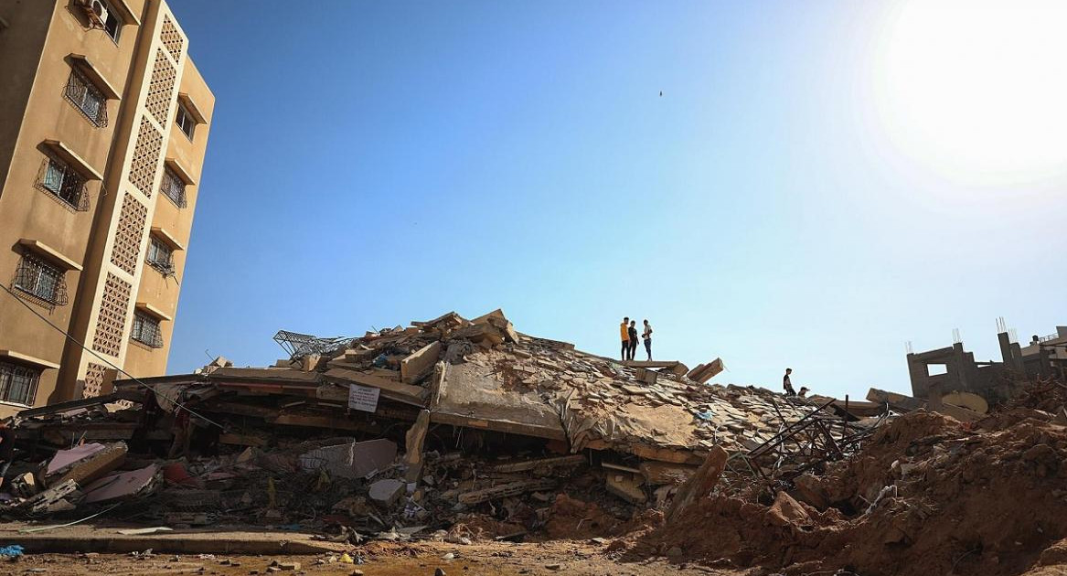 Edificios destruidos por los bombardeos israelies en Palestina. EFE