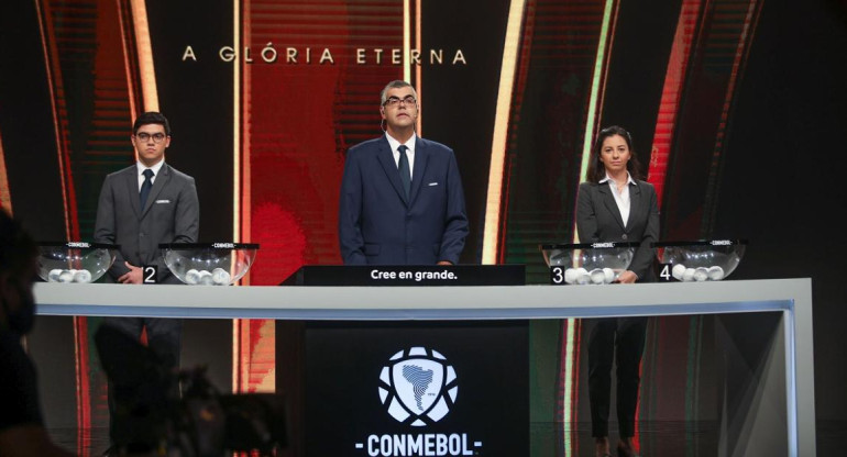 Sorteo Copa Libertadores 2021, agencia NA.