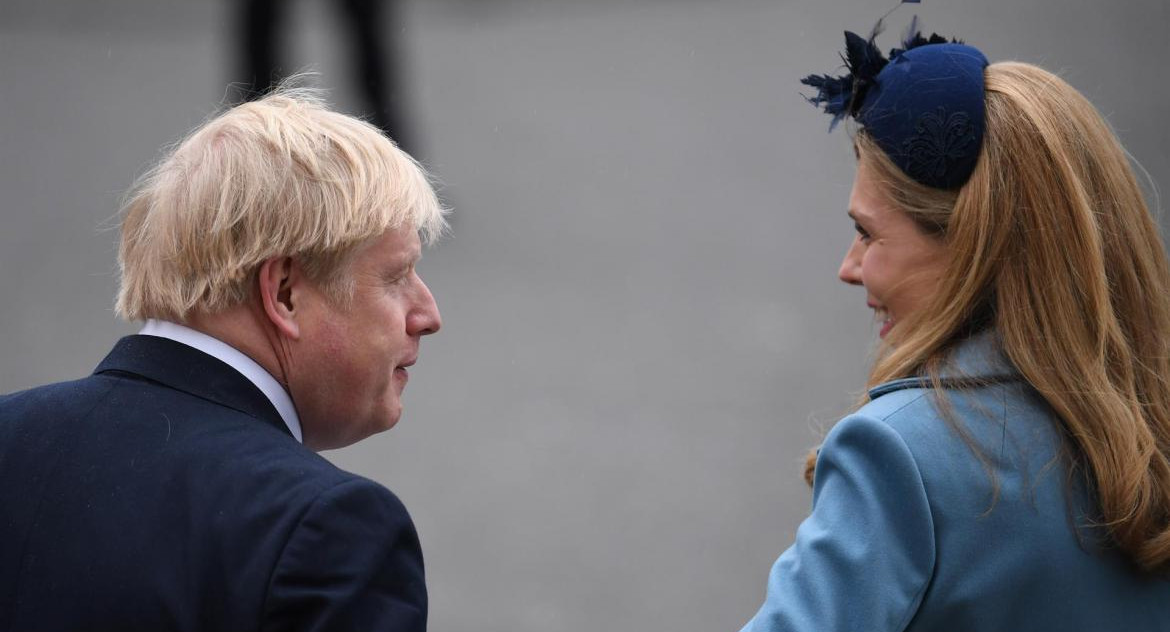 Boris Johnson se casó en secreto con su novia Carrie Symonds, Foto: EFE