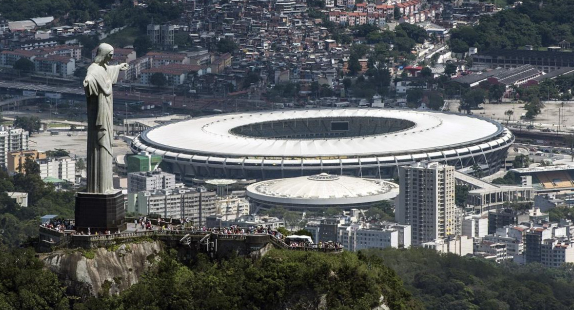 Estadio Maracana en Río de Janeiro, Brasil. NA.