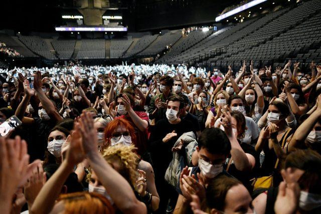 Se realizó el primer Concierto piloto anti Covid en París