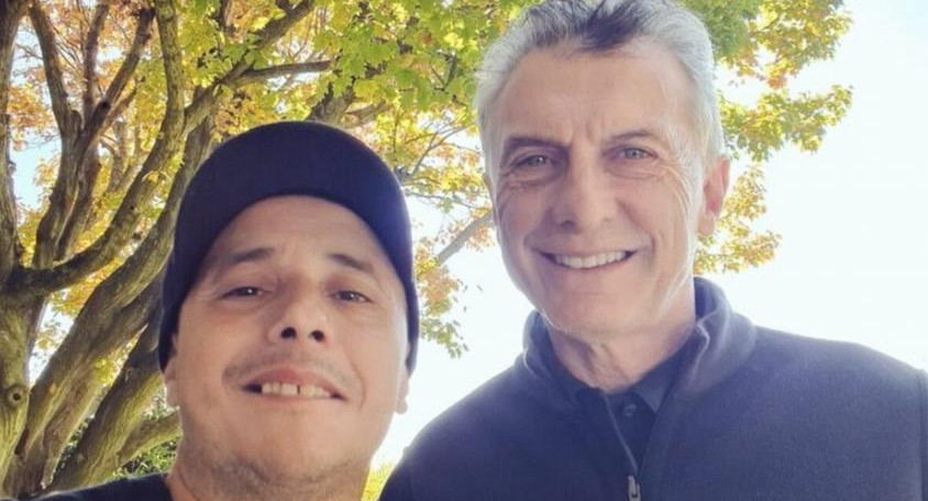 El Dipy junto a Mauricio Macri