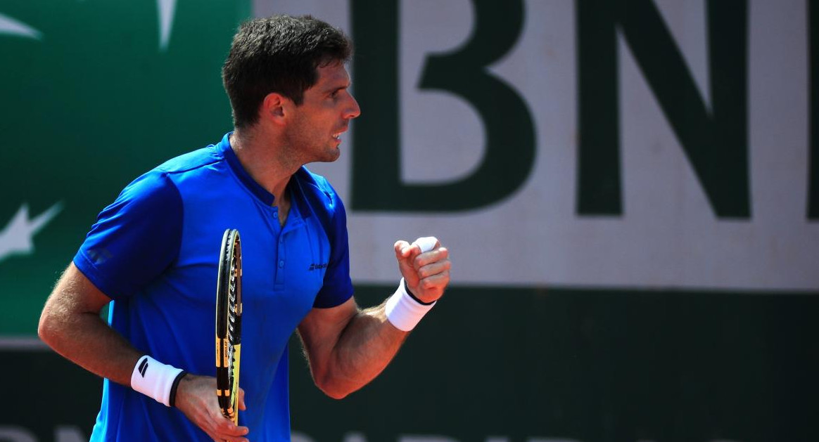 Triunfo de Federico Delbonis en Roland Garros, AGENCIA EFE