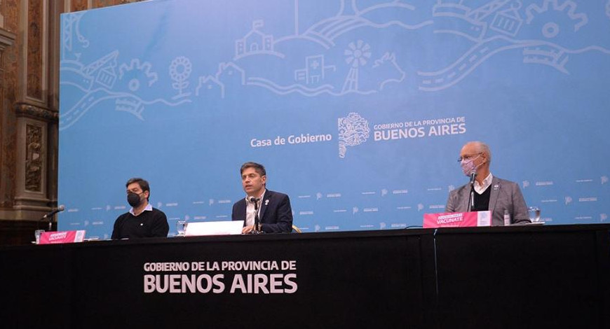 Conferencia de prensa de Axel Kicillof