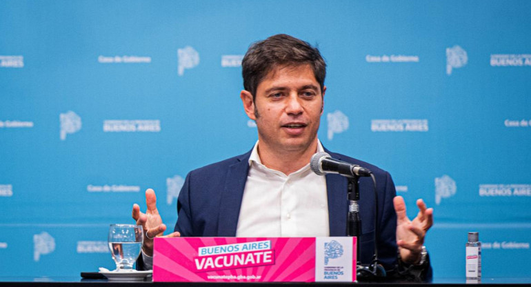 Conferencia de prensa de Axel Kicillof, AGENCIA NA