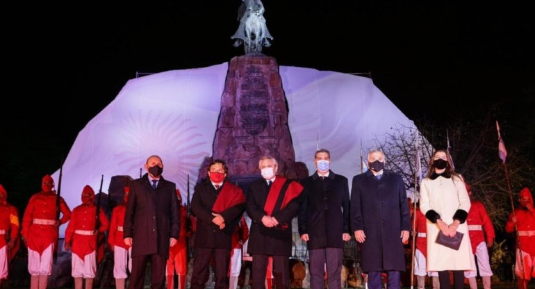 Acto en conmemoración del fallecimiento de Güemes