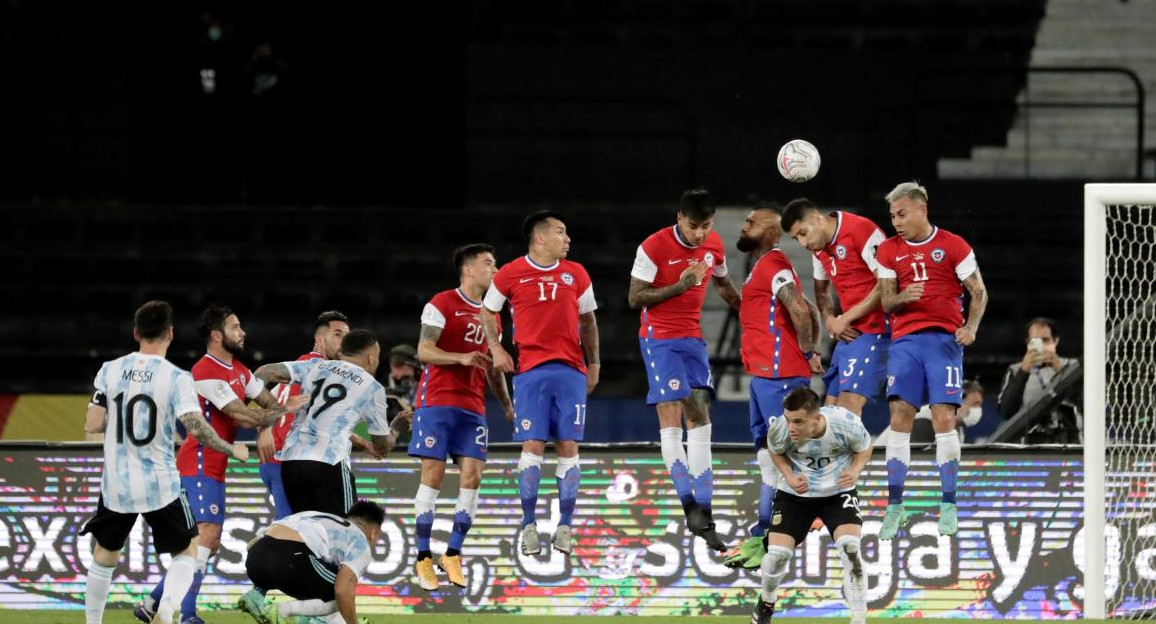 Chile vs argentina, Copa América, NA