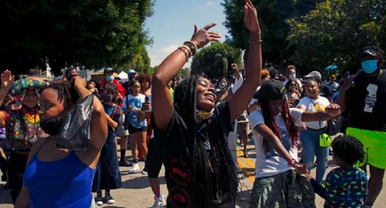 Celebraciones en las calles de Estados Unidos, AGENCIA NA