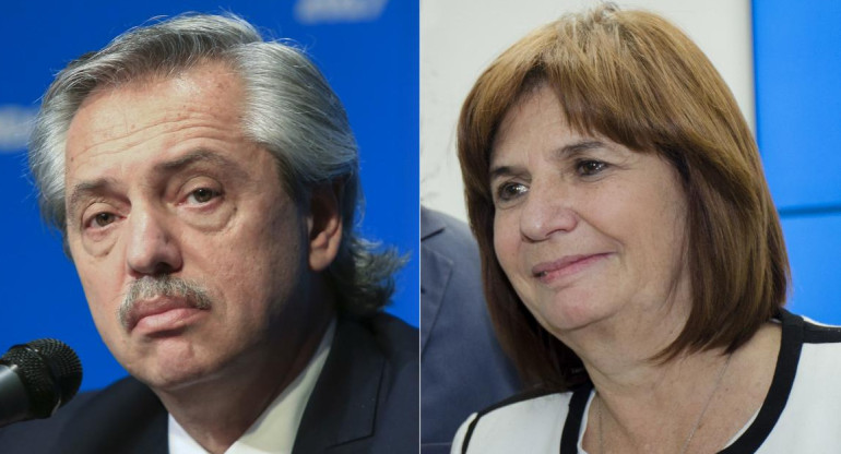 Alberto Fernández y Patricia Bullrich, NA