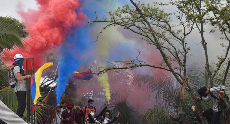 Protestas en Colombia, Lunes 21 de junio, EFE.