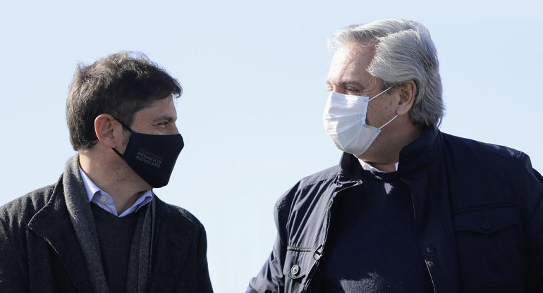 Axel Kicillof y Alberto Fernández, Gobierno, NA