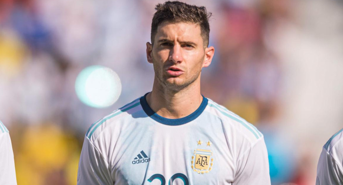 Lucas Alario en la Selección Argentina