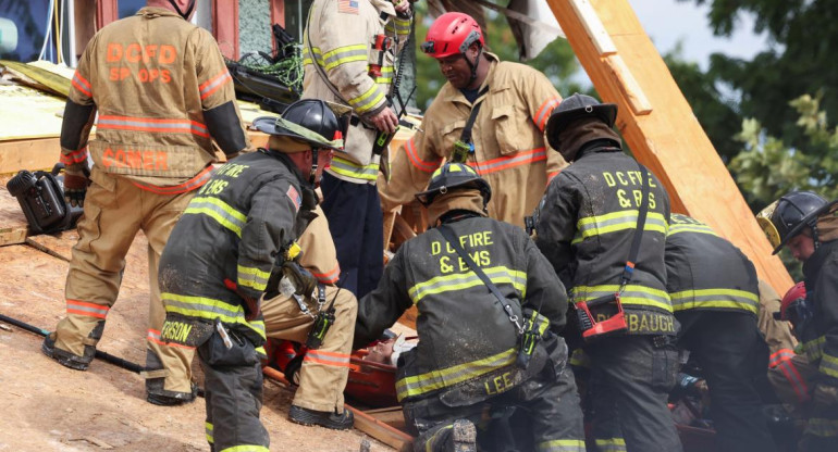 Derrumbe de un edificio en Washington