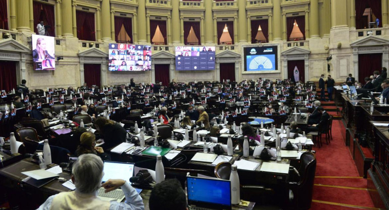 Sesión en Diputados, AGENCIA NA