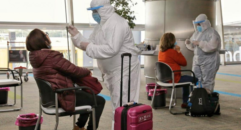 Controles en el Aeropuerto de Ezeiza