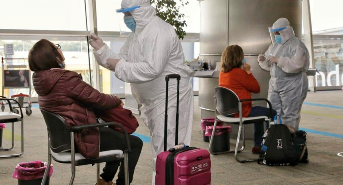 Controles en el Aeropuerto de Ezeiza