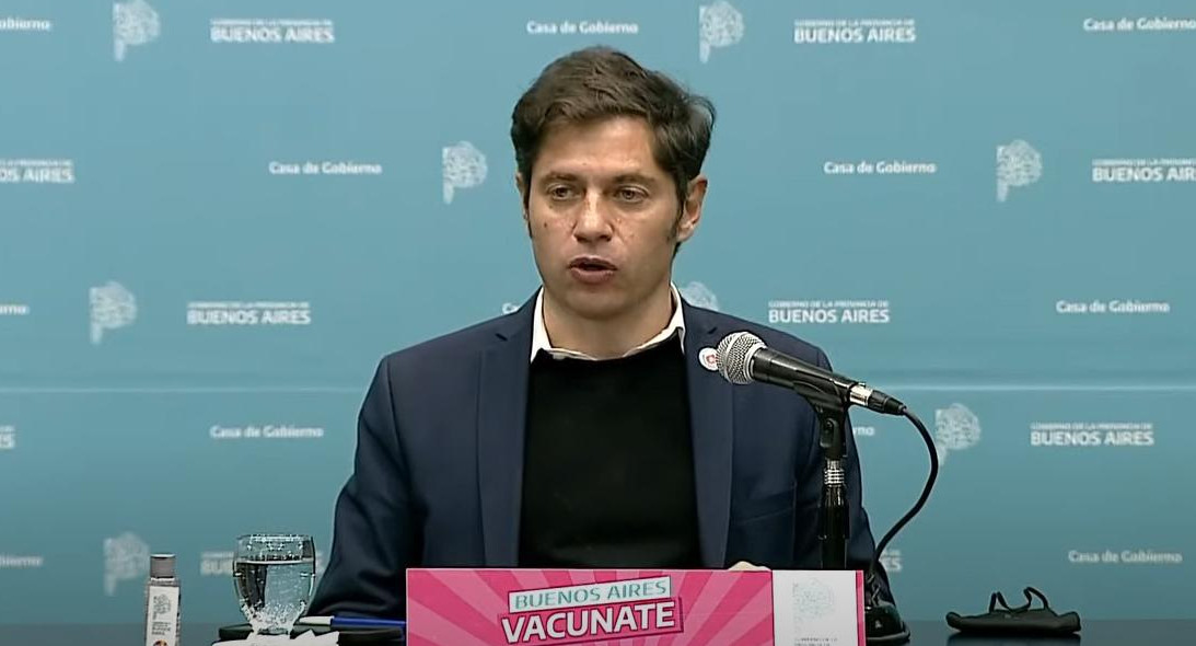 Axel Kicillof, gobernador de la provincia de Buenos Aires	