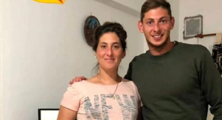 Romina Sala y Emiliano Sala