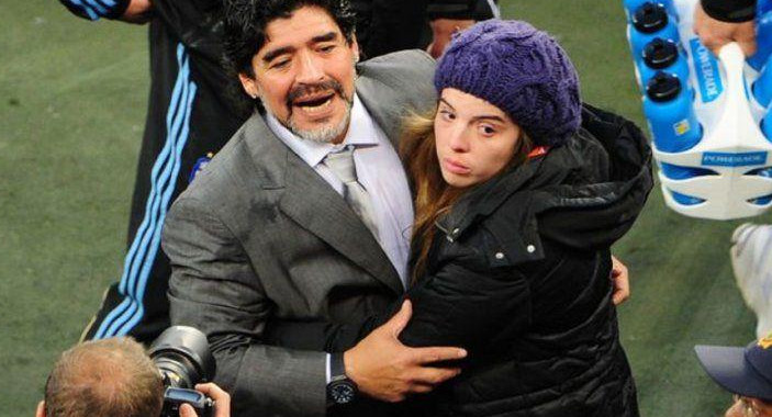 Diego Maradona y Dalma Maradona